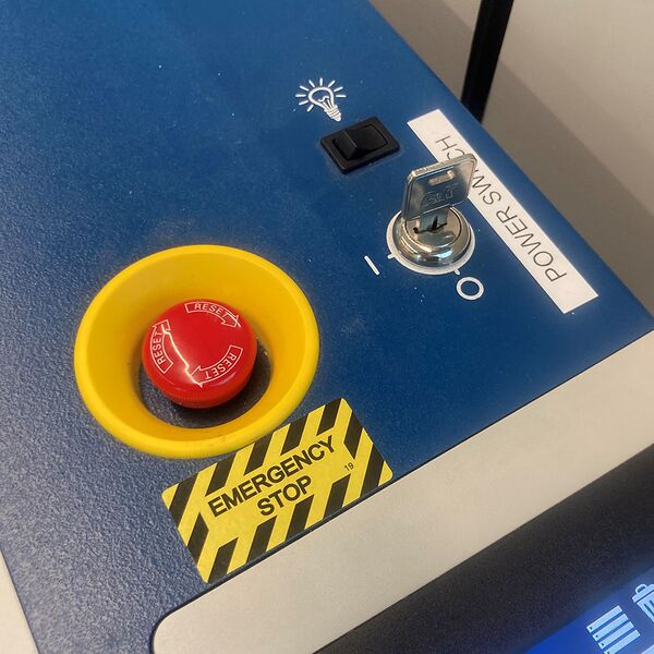 File:Laser-cutter-power-switch-emergency-stop.jpg